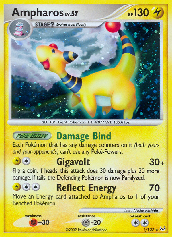 Ampharos (1/127) [Platinum: Base Set] Reverse Holofoil