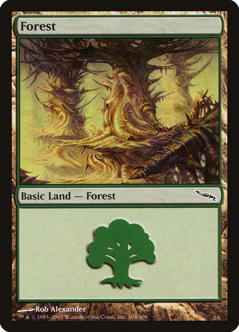 Forest (304) [Mirrodin] Foil