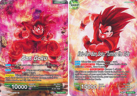Son Goku // Kaio-Ken Son Goku, Turning the Tide (BT8-044) [Malicious Machinations] Parallel Foil