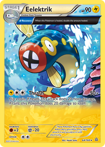 Eelektrik (64/160) [XY: Primal Clash] Reverse Holofoil