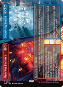 Roaring Furnace // Steaming Sauna (Borderless) [Duskmourn: House of Horror] Foil