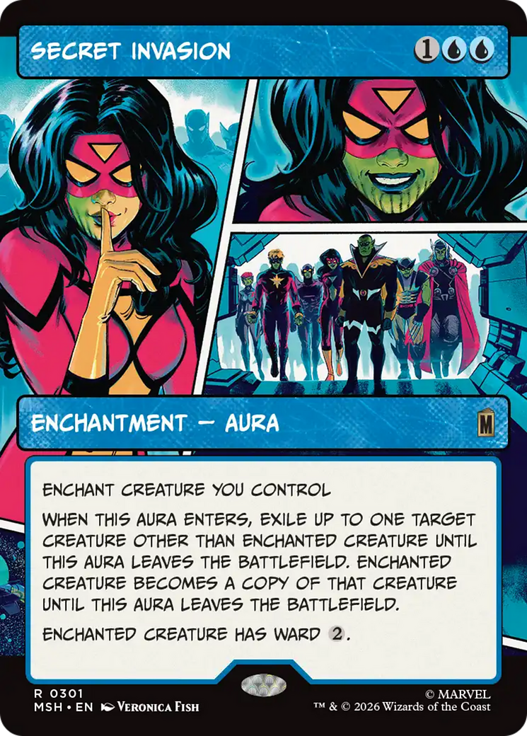 Secret Invasion (Borderless) [Marvel Super Heroes] Foil