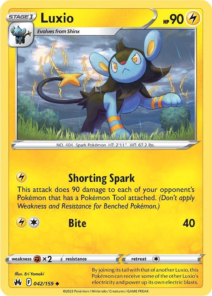 Luxio (042/159) (42) [Sword & Shield: Crown Zenith] Reverse Holofoil