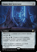 Stone Idol Generator (Extended Art) [Modern Horizons 3 Commander] Foil