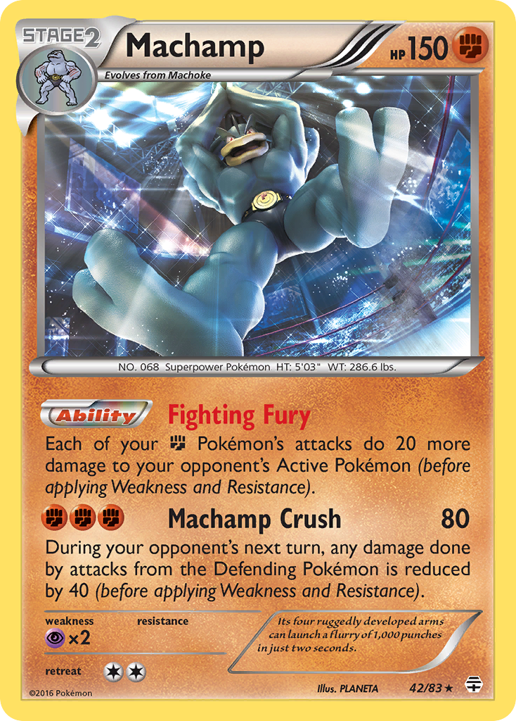 Machamp (42/83) [XY: Generations] Reverse Holofoil