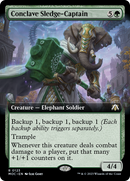 Conclave Sledge-Captain (Extended Art) [March of the Machine Commander] Foil