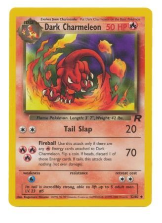 Dark Charmeleon (32/82) (W Stamped Promo) [Team Rocket Unlimited] Holofoil