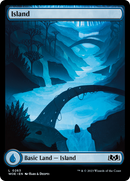 Island (263) (Full-Art) [Wilds of Eldraine] Foil