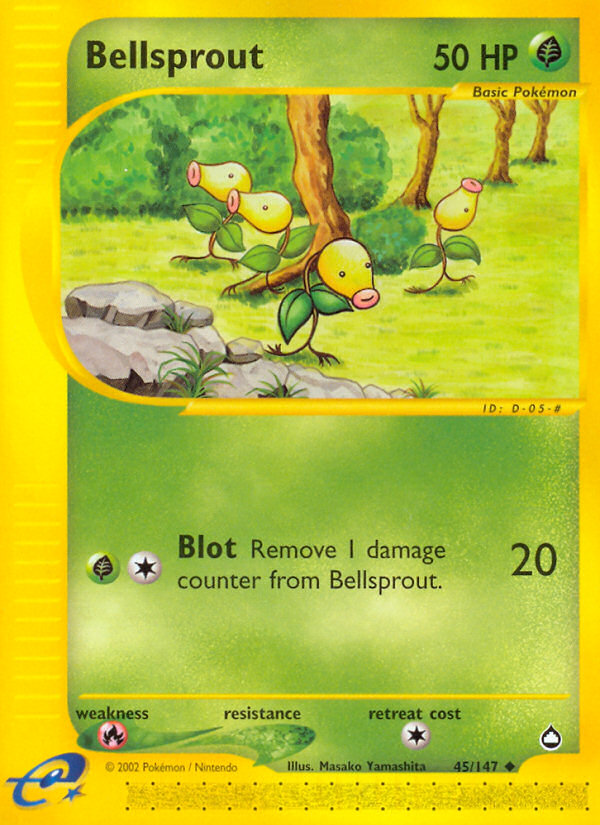 Bellsprout (45/147) [Aquapolis] Reverse Holofoil