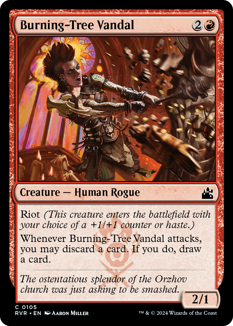 Burning-Tree Vandal [Ravnica Remastered] Foil