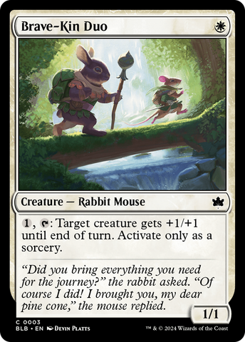 Brave-Kin Duo [Bloomburrow] Foil