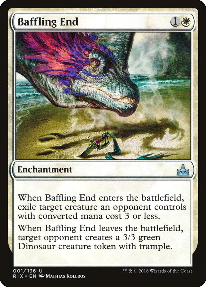 Baffling End [Rivals of Ixalan] Foil