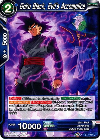 Goku Black, Evil's Accomplice (BT7-044) [Assault of the Saiyans] Parallel Foil