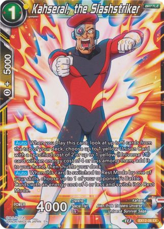 Kahseral, the Slashstriker (EX12-06) [Universe 11 Unison] Parallel Foil
