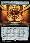 Transmutation Font (Extended Art) [Outlaws of Thunder Junction: The Big Score] Foil