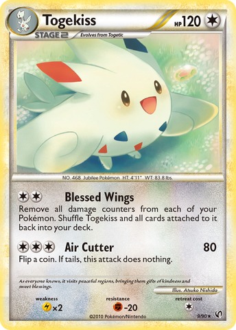 Togekiss (9/90) [HeartGold & SoulSilver: Undaunted] Reverse Holofoil
