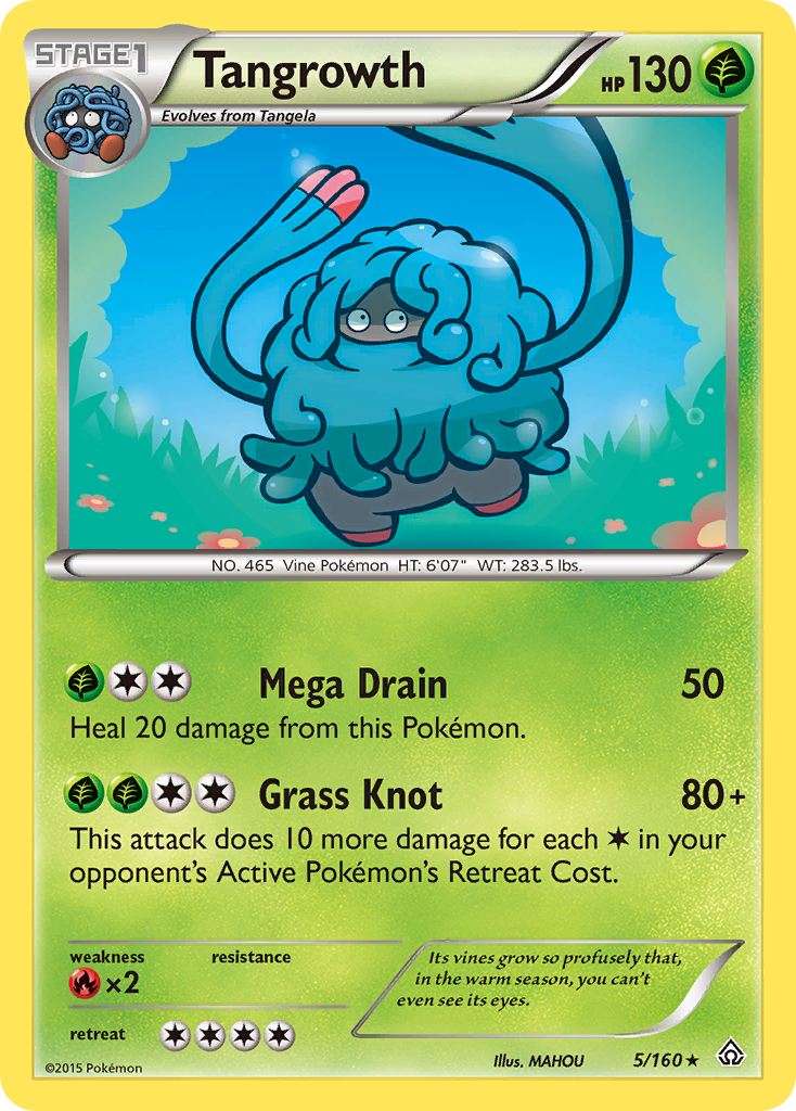 Tangrowth (5/160) [XY: Primal Clash] Reverse Holofoil