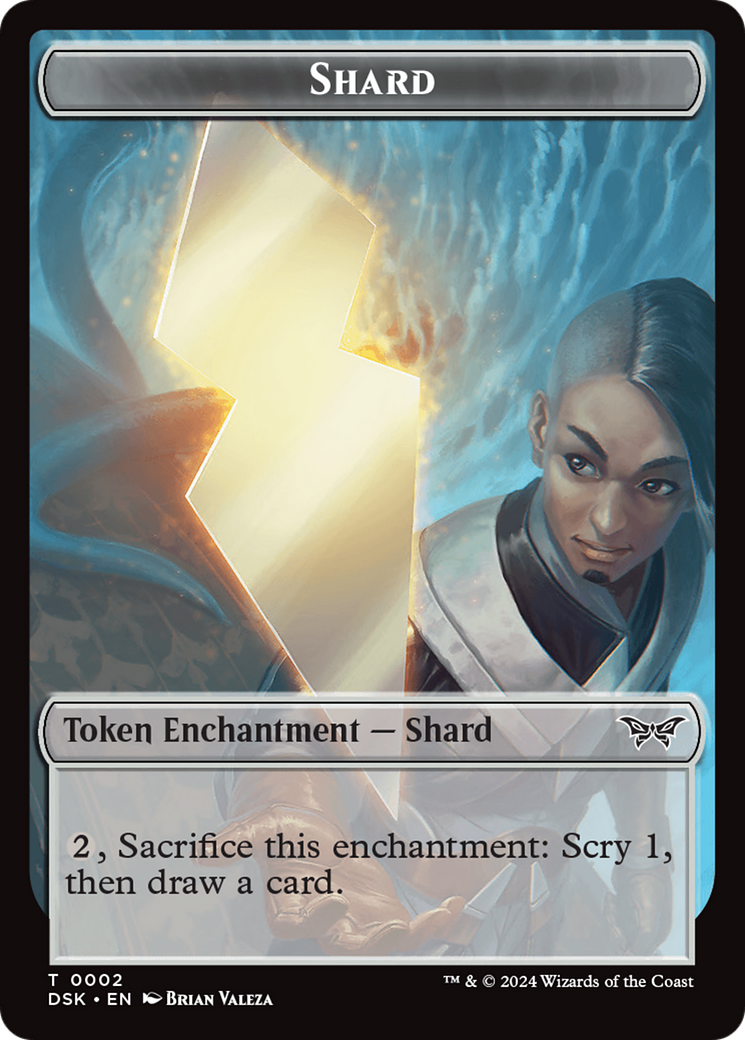 Shard Token [Duskmourn: House of Horror Tokens] Foil