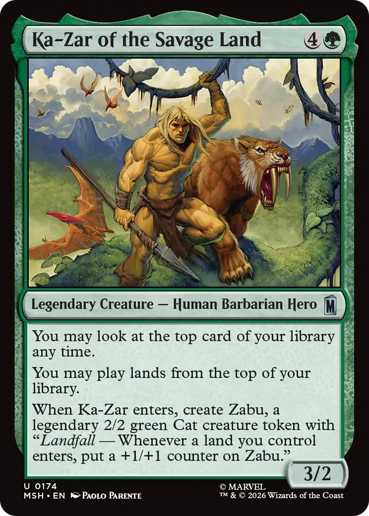 Ka-Zar of the Savage Land [Marvel Super Heroes] Foil