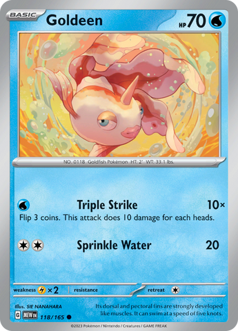 Goldeen (118/165) [Scarlet & Violet 151] Reverse Holofoil