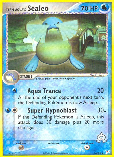 Team Aqua's Sealeo (16/95) [EX: Team Magma vs Team Aqua] Reverse Holofoil