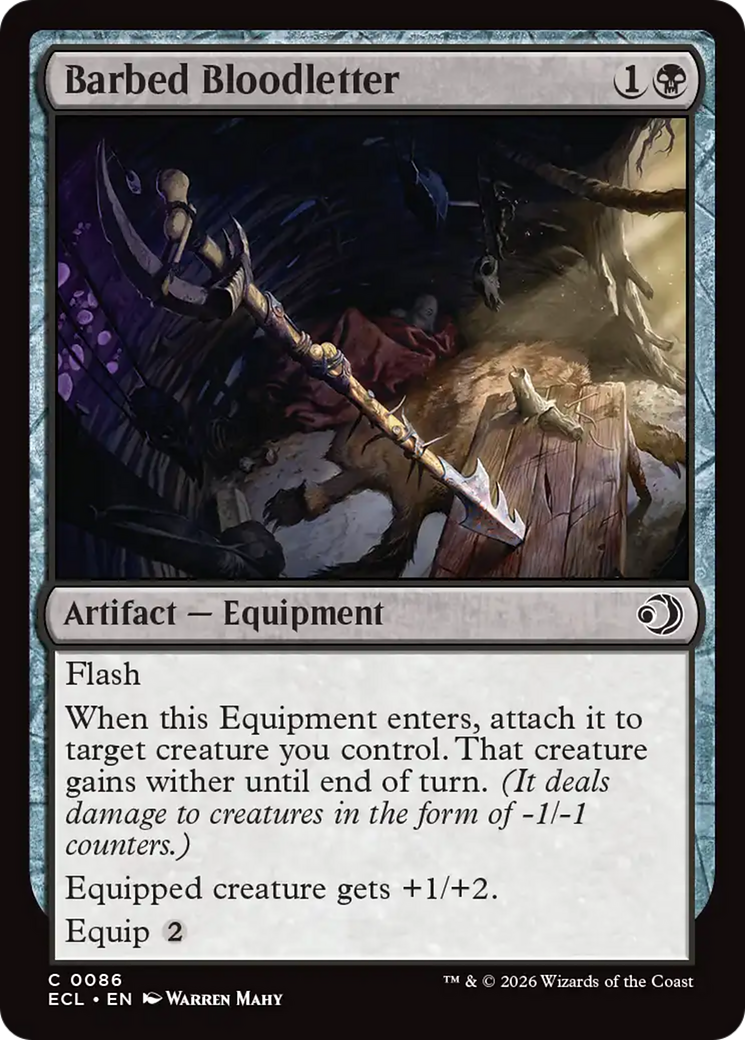 Barbed Bloodletter [Lorwyn Eclipsed] Foil