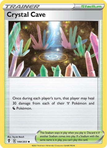 Crystal Cave (144/203) [Sword & Shield: Evolving Skies] Reverse Holofoil