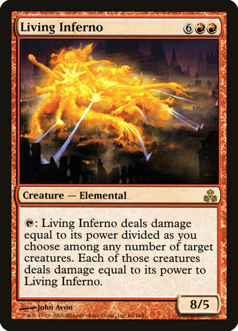 Living Inferno [Guildpact] Foil