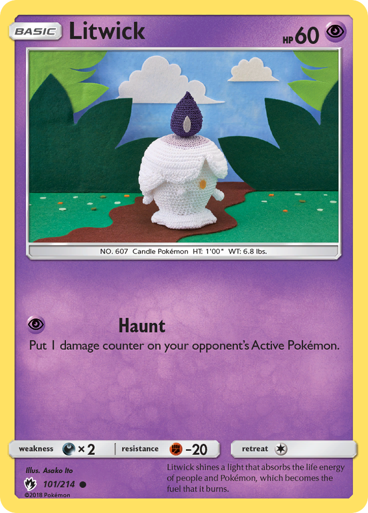 Litwick (101/214) [Sun & Moon: Lost Thunder] Reverse Holofoil