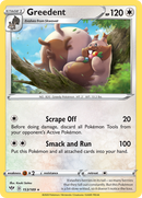 Greedent (153/189) [Sword & Shield: Darkness Ablaze] Reverse Holofoil