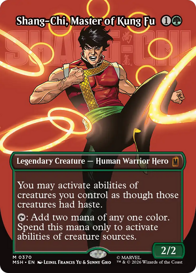 Shang-Chi, Master of Kung Fu (Borderless) (0370) [Marvel Super Heroes] Foil