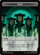 Copy (0002) // Soldier (0011) Double-Sided Token [Avatar: The Last Airbender Tokens] Foil