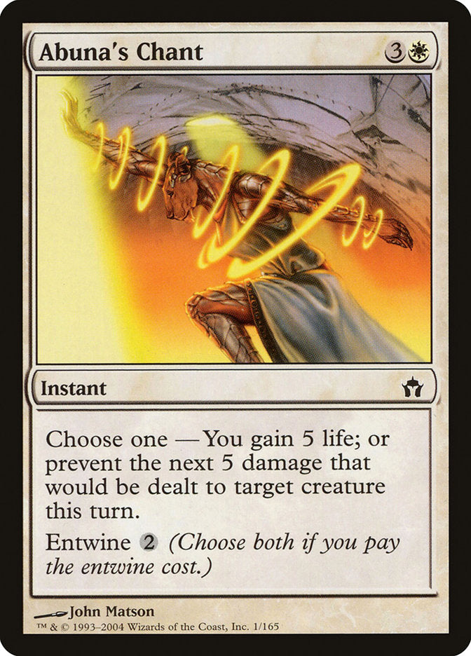 Abuna's Chant [Fifth Dawn] Foil