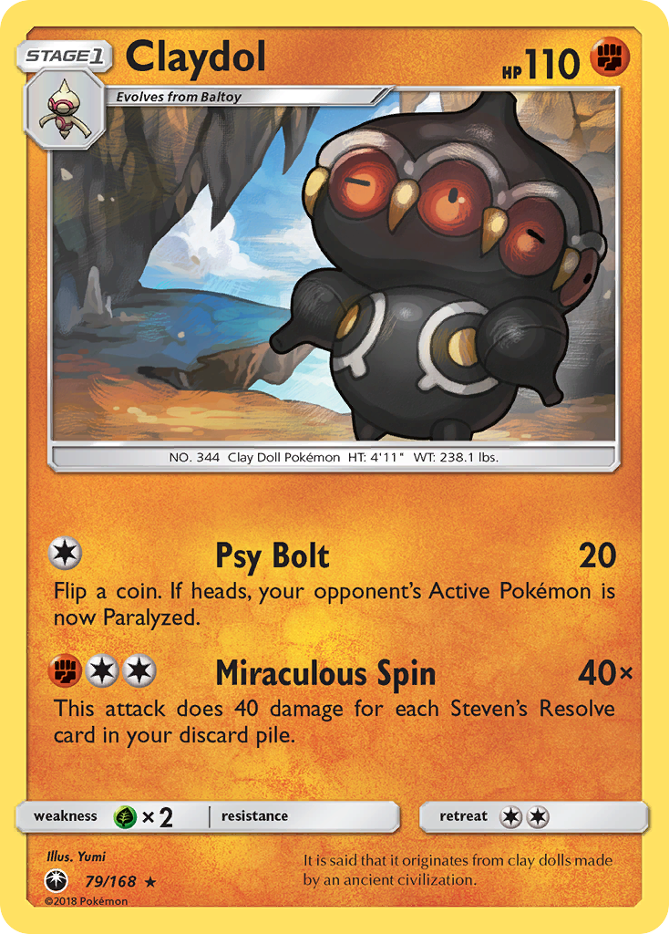 Claydol (79/168) [Sun & Moon: Celestial Storm] Reverse Holofoil