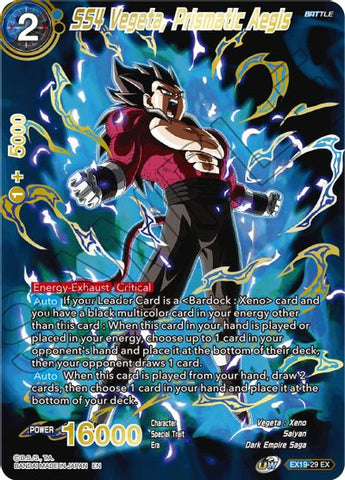 SS4 Vegeta, Prismatic Aegis (EX19-29) [Special Anniversary Set 2021] Parallel Foil
