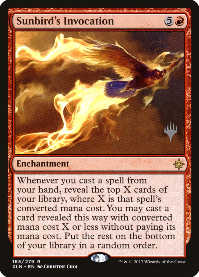 Sunbird's Invocation (Promo Pack) [Ixalan Promos] Foil