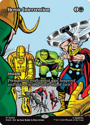 Heroic Intervention (0080) (Borderless) [Marvel Universe: Eternal-Legal] Foil