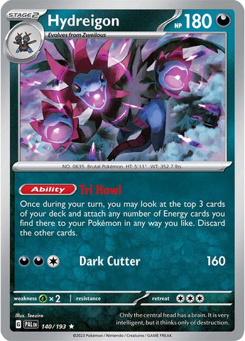 Hydreigon (140/193) [Scarlet & Violet: Paldea Evolved] Reverse Holofoil