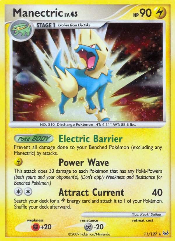 Manectric (11/127) [Platinum: Base Set] Reverse Holofoil