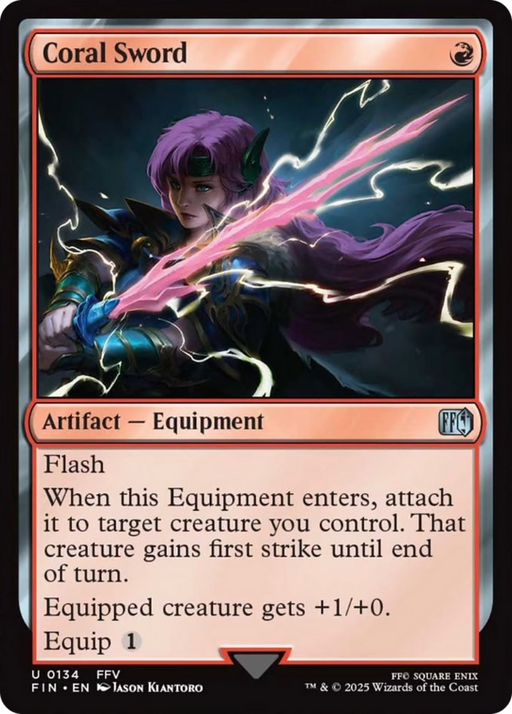 Coral Sword [FINAL FANTASY] Foil