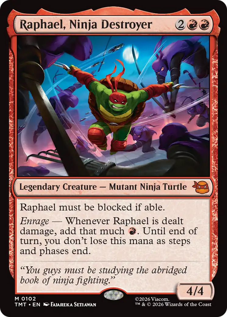 Raphael, Ninja Destroyer [Teenage Mutant Ninja Turtles] Foil