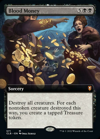 Blood Money (Extended Art) [Commander Legends: Battle for Baldur's Gate] Foil