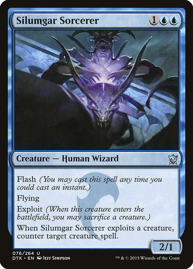Silumgar Sorcerer [Dragons of Tarkir] Foil