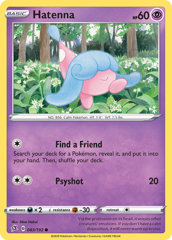Hatenna (083/192) [Sword & Shield: Rebel Clash] Reverse Holofoil
