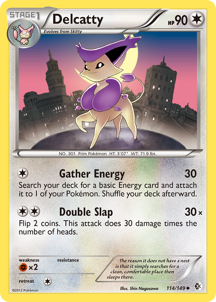 Delcatty (114/149) [Black & White: Boundaries Crossed] Reverse Holofoil