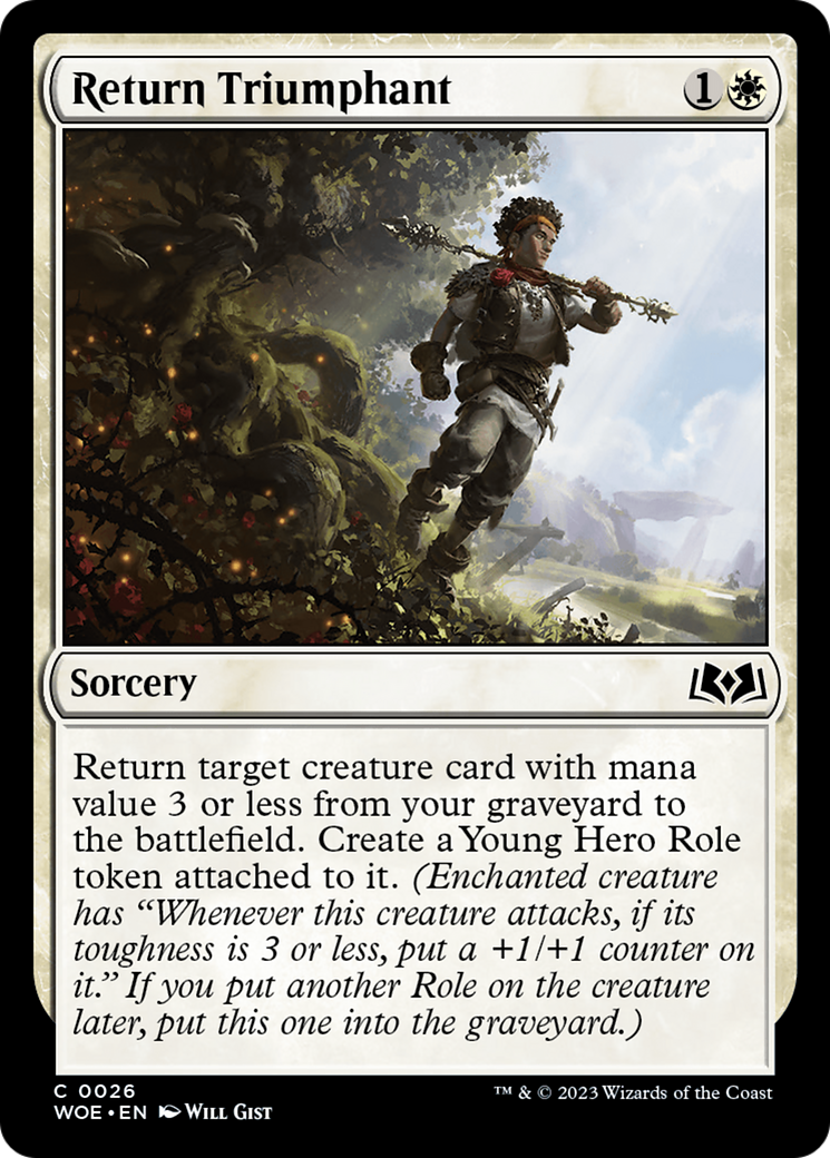 Return Triumphant [Wilds of Eldraine] Foil