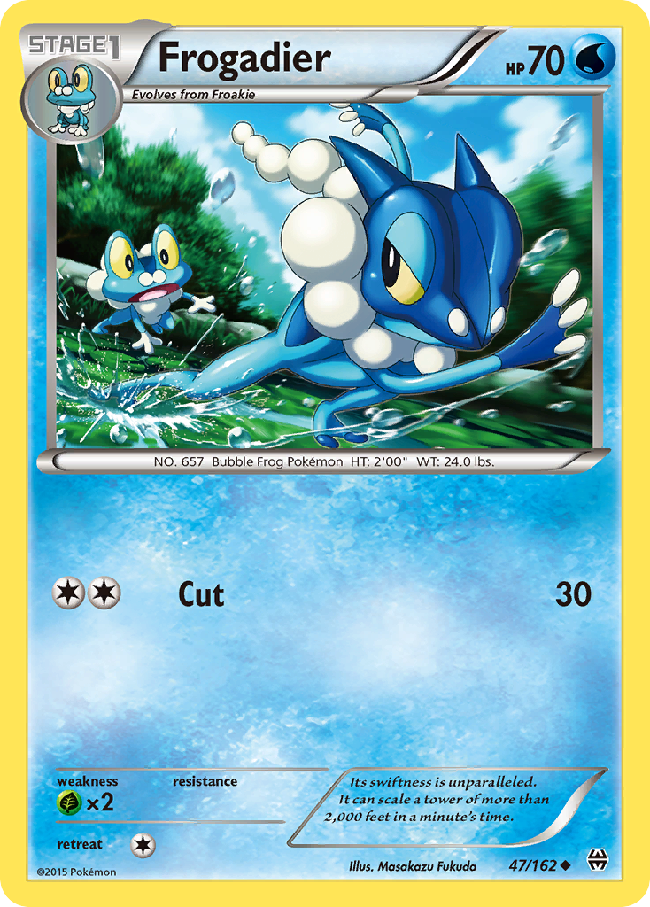 Frogadier (47/162) [XY: BREAKthrough] Reverse Holofoil
