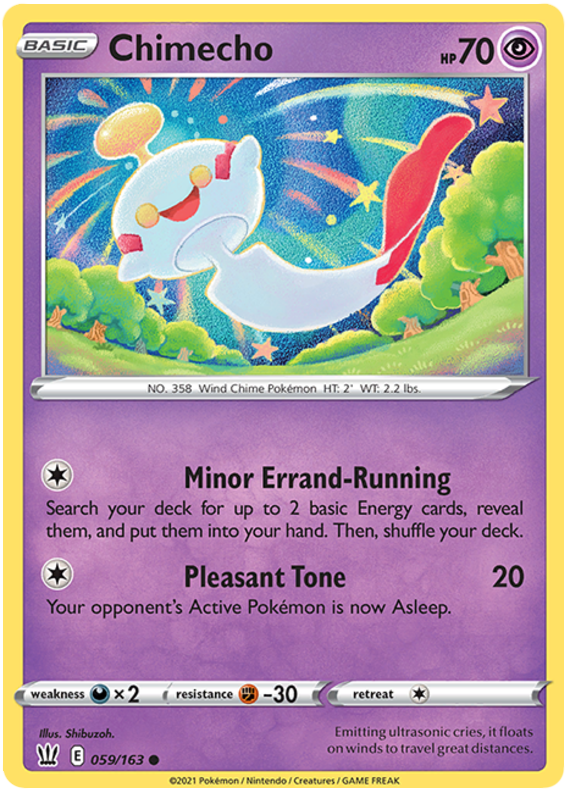 Chimecho (059/163) [Sword & Shield: Battle Styles] Reverse Holofoil