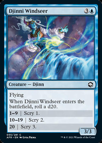 Djinni Windseer [Dungeons & Dragons: Adventures in the Forgotten Realms] Foil