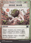 Savage Smash [Outlaws of Thunder Junction: Breaking News] Foil